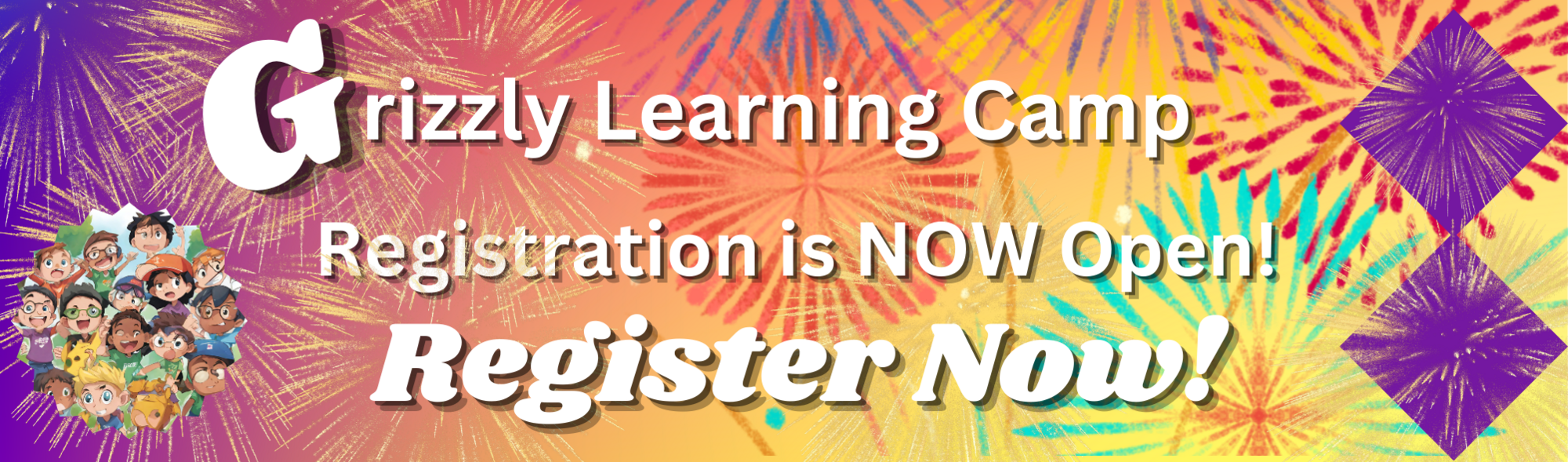 Grizzly Learning Camp is Coming!  - Registration is now open!