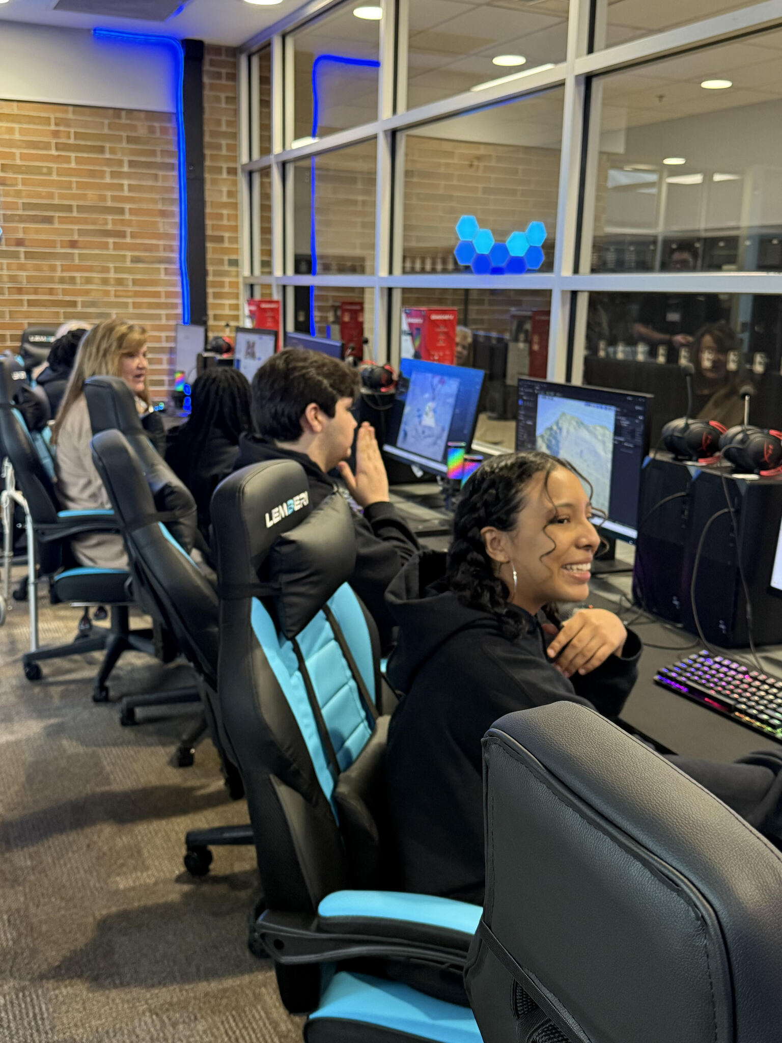 YCHS Student in AI Lab