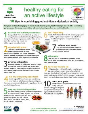 Healthy eating for an active lifestyle