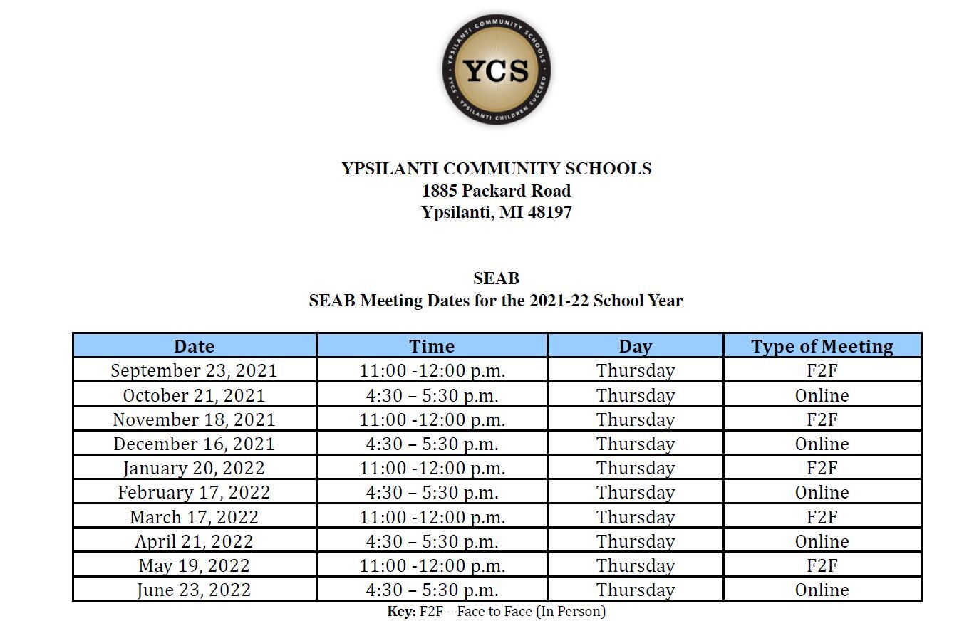 SEAB Health and Wellness Ypsilanti Community