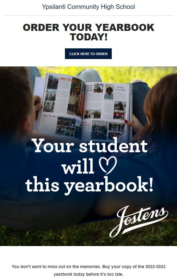 Order your Yearbook Today!