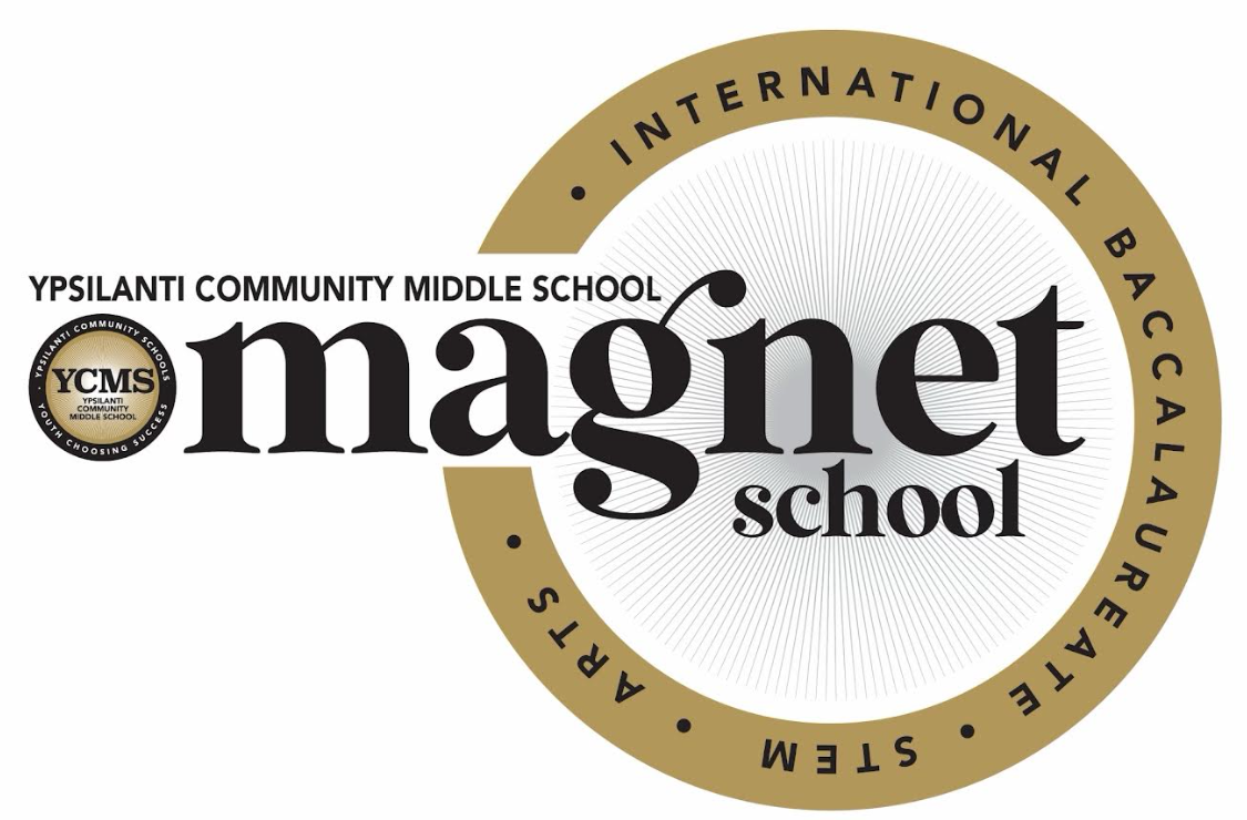 Ypsilanti Community Middle School Magnet School Logo International Baccalaureate STEM ARTS